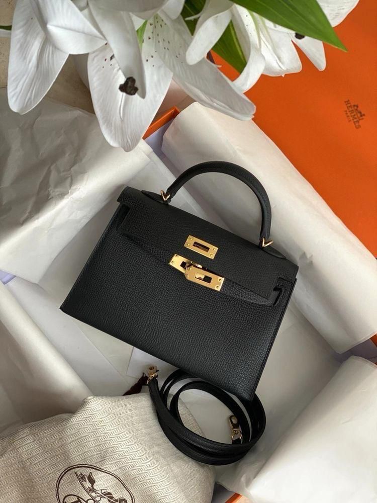 Hermes Kelly 20 Mini Sellier Bag (Mirror)